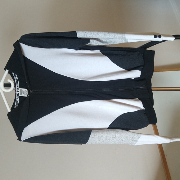 PINK Victoria's Secret Tops - Pink Block Work Hoody